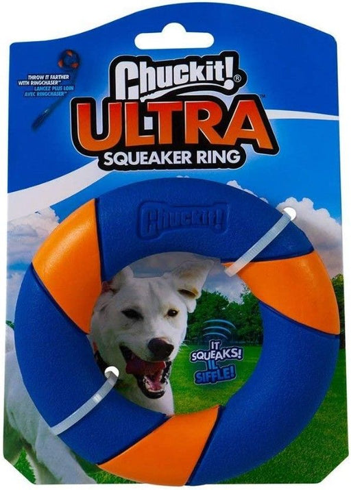 Chuckit Ultra Squeaker Ring Dog Toy