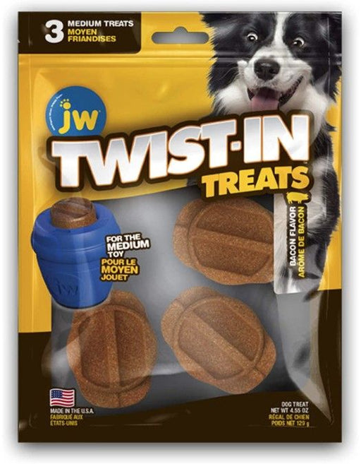 JW Pet Bacon Flavor Twist-In Treat Refills Medium