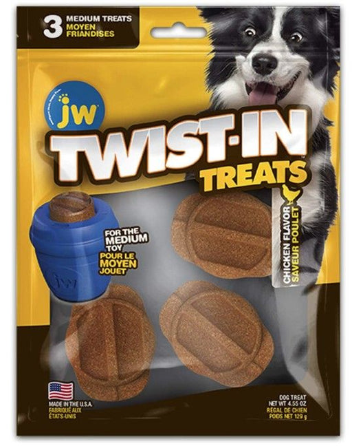 JW Pet Chicken Flavor Twist-In Treat Refills Medium