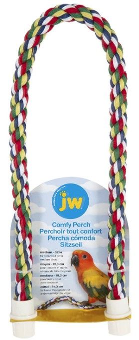 JW Pet Flexible Multi-Color Comfy Rope Perch 32"