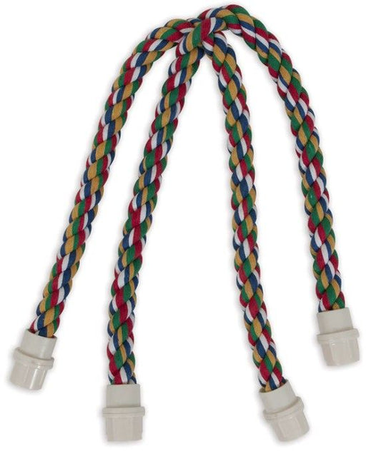 JW Pet Flexible Multi-Color Cross Rope Perch 25"