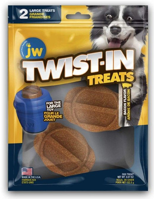 JW Pet Bacon Flavor Twist-In Treat Refills Large