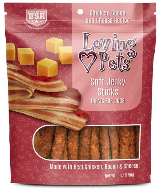 Loving Pets Soft Jerky Sticks Bacon Flavor