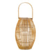 Bamboo Slat Candle Lantern - 19.5 inches - Giftscircle