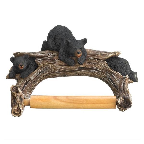 Black Bear Toilet Paper Holder - Giftscircle