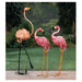 Bright Flamingo Yard Art - Looking Back - Giftscircle