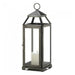 Brushed Pewter Candle Lantern - 16 inches - Giftscircle