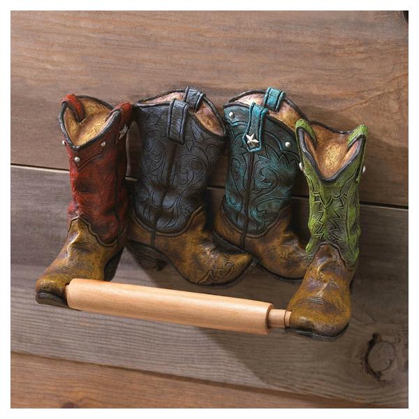 Cowboy Boots Toilet Paper Holder - Giftscircle