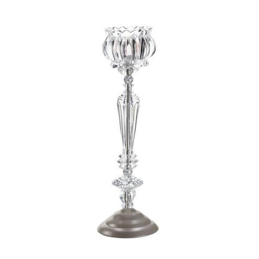 Crystal Flower Tall Candle Stand - 14 inches - Giftscircle