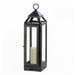 Dark Gray Sleek Candle Lantern - 13 inches - Giftscircle