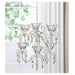 Distressed Ivory Tiered Candle Chandelier - Giftscircle