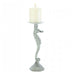 Distressed-Look Metal Seahorse Candle Holder - 11 inches - Giftscircle