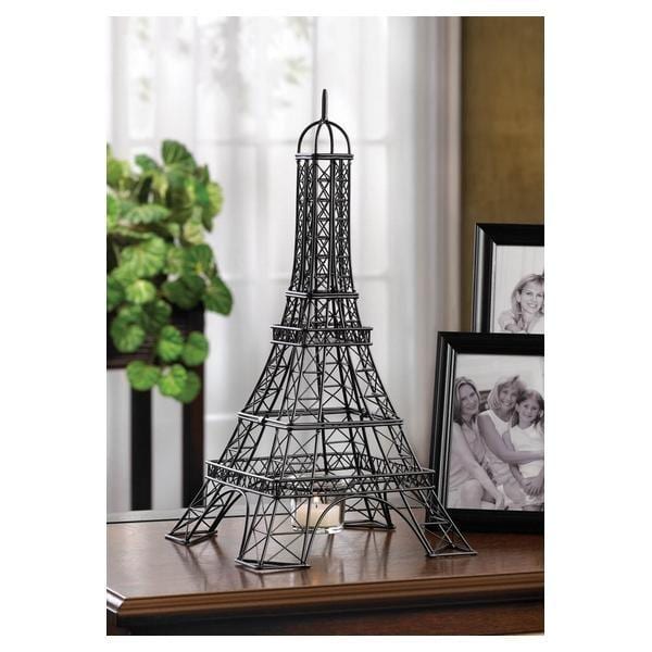 Eiffel Tower Metalwork Candle Holder - Giftscircle