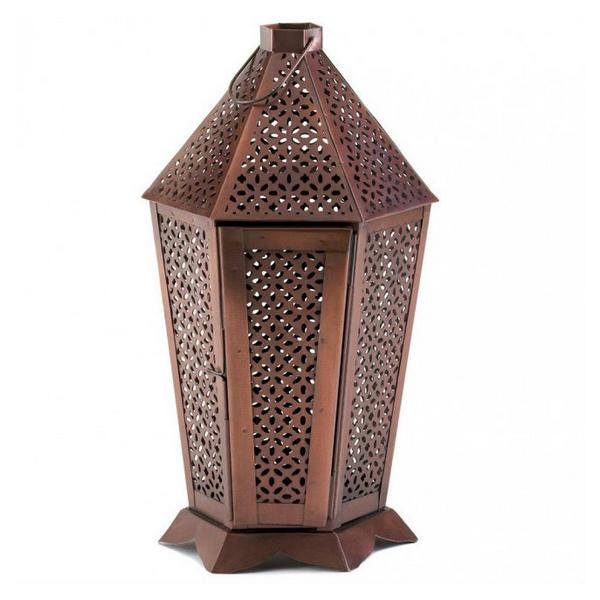 Exotic Hexagonal Candle Lantern - 13 inches - Giftscircle