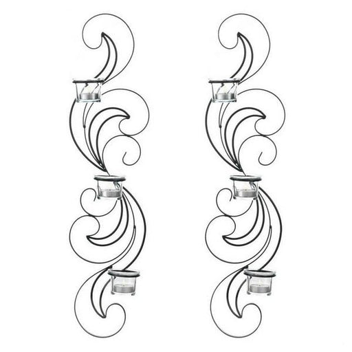 Flourishing Candle Sconce Pair - Giftscircle