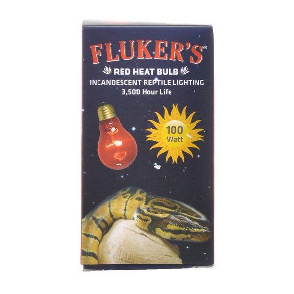 Flukers Red Heat Incandescent Bulb - 100 Watt - Giftscircle