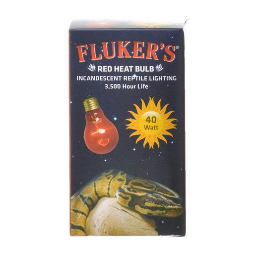 Flukers Red Heat Incandescent Bulb - 40 Watt - Giftscircle