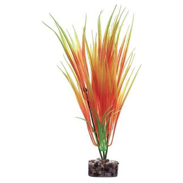 GloFish Plastic Aquarium Plant - Orange/Yellow - Medium - Giftscircle