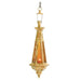 Golden Pendant Antique-Finish Candle Lantern - Giftscircle