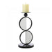 Half-Circle Mirrored Candle Holder - Double - Giftscircle