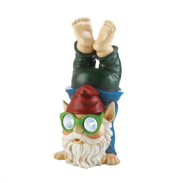 Handstand Gnome Solar Garden Light - Giftscircle