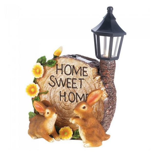 Home Sweet Home Solar Light-Up Garden Decor - Giftscircle