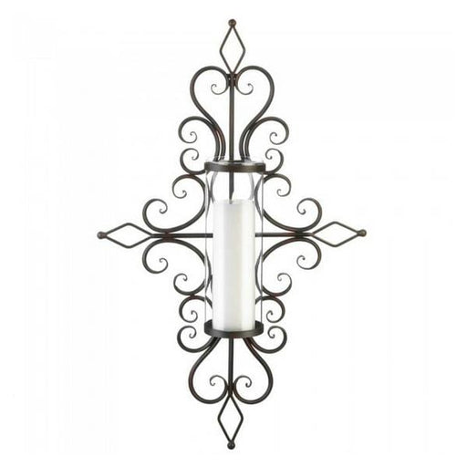 Iron Flourishes Candle Sconce - Giftscircle