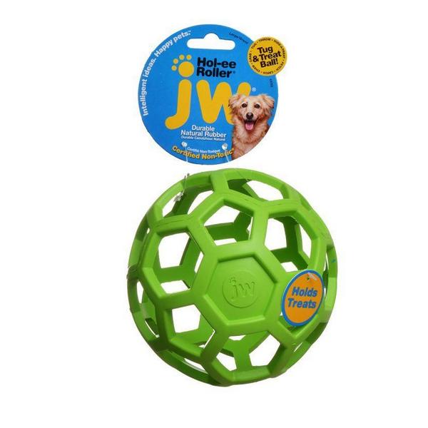 JW Pet Hol-ee Roller Rubber Dog Toy - Assorted - Large (6.5" Diameter - 1 Toy) - Giftscircle