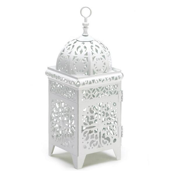 Lacy Cutout Candle Lantern - 11 inches - Giftscircle