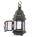 Lavender Glass Moroccan Candle Lantern - 11 inches - Giftscircle