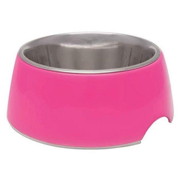 Loving Pets Hot Pink Retro Bowl - 1 count - Small - Giftscircle