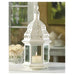 Moroccan White Candle Lantern - 13 inches - Giftscircle