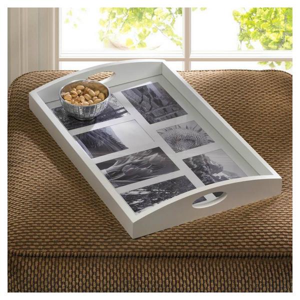 Multi-Photo Frame Wood Tray - Giftscircle