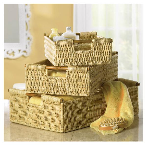 Nesting Corn Husk Basket Set - Giftscircle