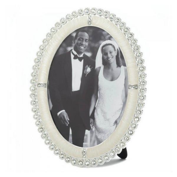 Oval Rhinestone Photo Frame - 5x7 - Giftscircle