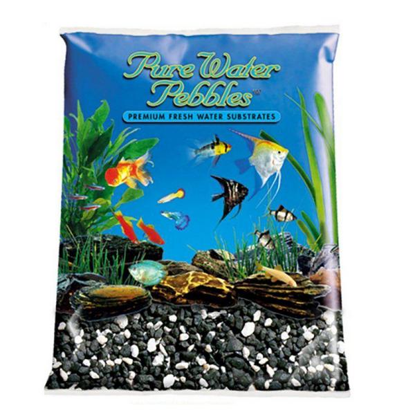 Pure Water Pebbles Aquarium Gravel - Salt & Pepper - 5 lbs (3.1-6.3 mm Grain) - Giftscircle