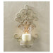 Romantic Ivory Scrolled Iron Wall Sconce - Giftscircle