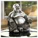 Silver and Black Buddha - Giftscircle