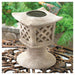 Solar Ceramic Pagoda Garden Light - Giftscircle