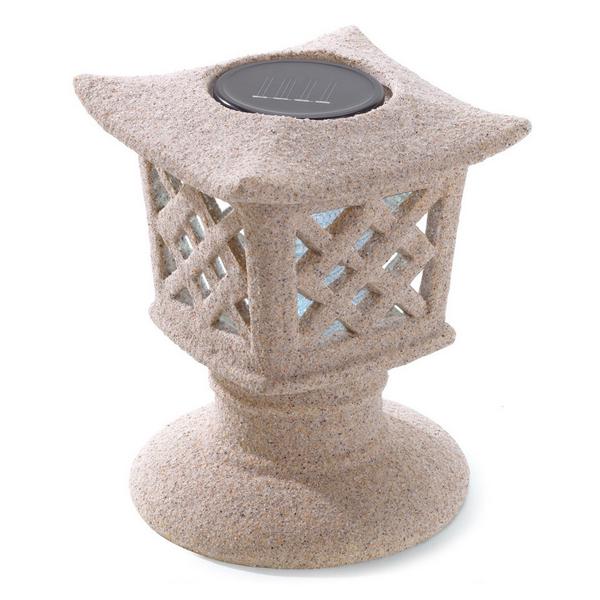 Solar Ceramic Pagoda Garden Light - Giftscircle