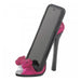 Sparkly High Heel Shoe Phone Holder - Pink Bow - Giftscircle