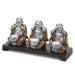 Speak, Hear, See No Evil Buddha Candle Holder - Giftscircle