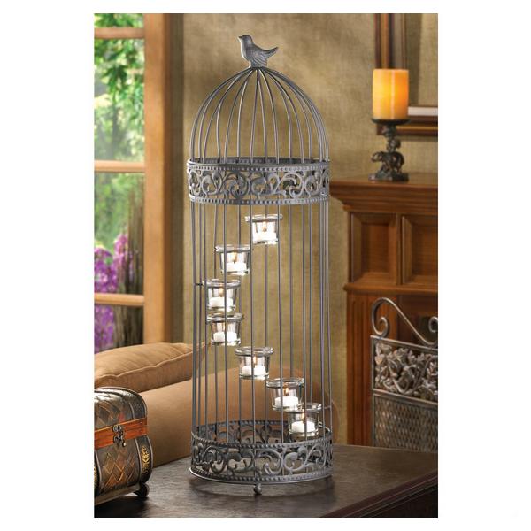 Spiral Staircase Birdcage Candle Holder - Giftscircle