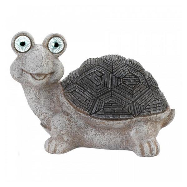 Turtle Garden Statue with Solar Light-Up Eyes - Giftscircle