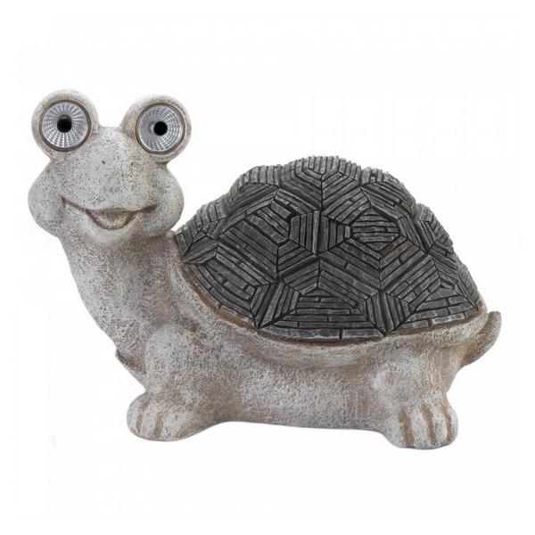 Turtle Garden Statue with Solar Light-Up Eyes - Giftscircle