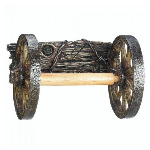 Wagon Wheel Toilet Paper Holder - Giftscircle