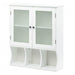 Wall Cabinet with Frosted Glass Doors - Giftscircle