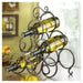 Wrought Iron Scroll Wine Rack - Giftscircle